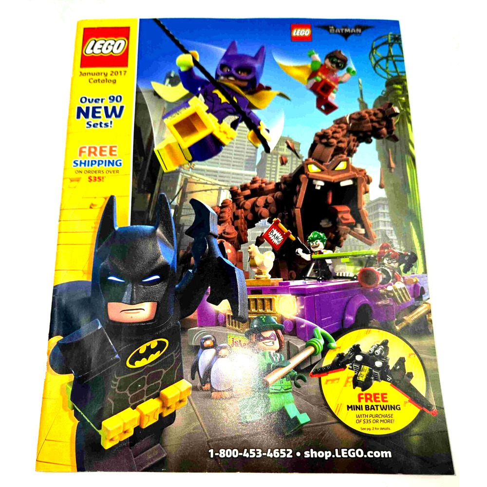 Lego Kids January 2017 Batman Catalog Magazine Paperback
